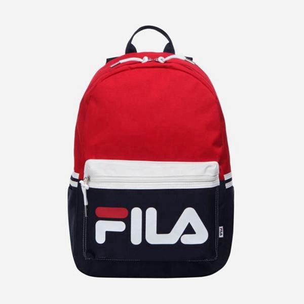 Fila Batohy Červené - Color Blocking Vypredaj - Slovakia 32417-RUDK